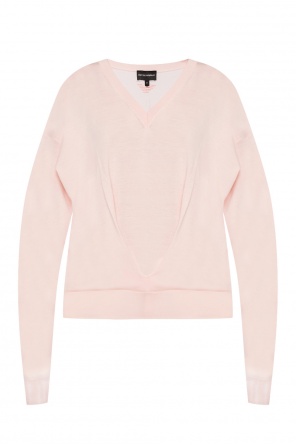 Sweater with a decorative cut-out, zdjęcie 1 Sweater with a decorative cut-out od Emporio Armani